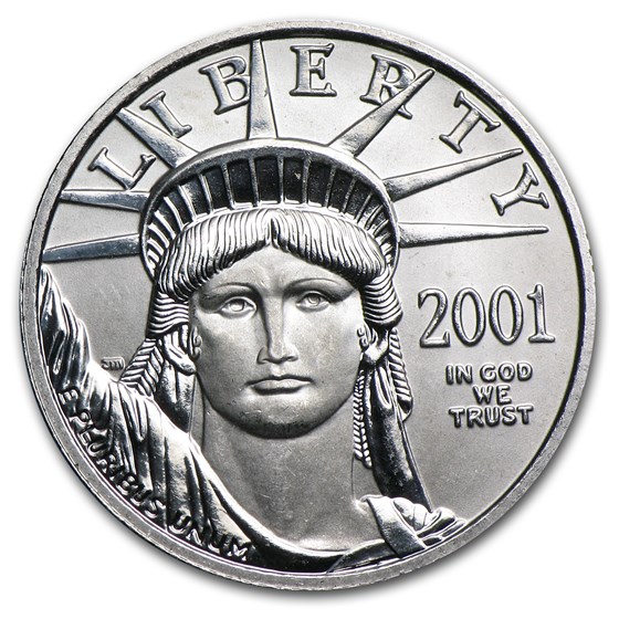 2001 1/4 oz Platinum American Eagle BU 2001 1/4 oz Platinum American Eagle BU